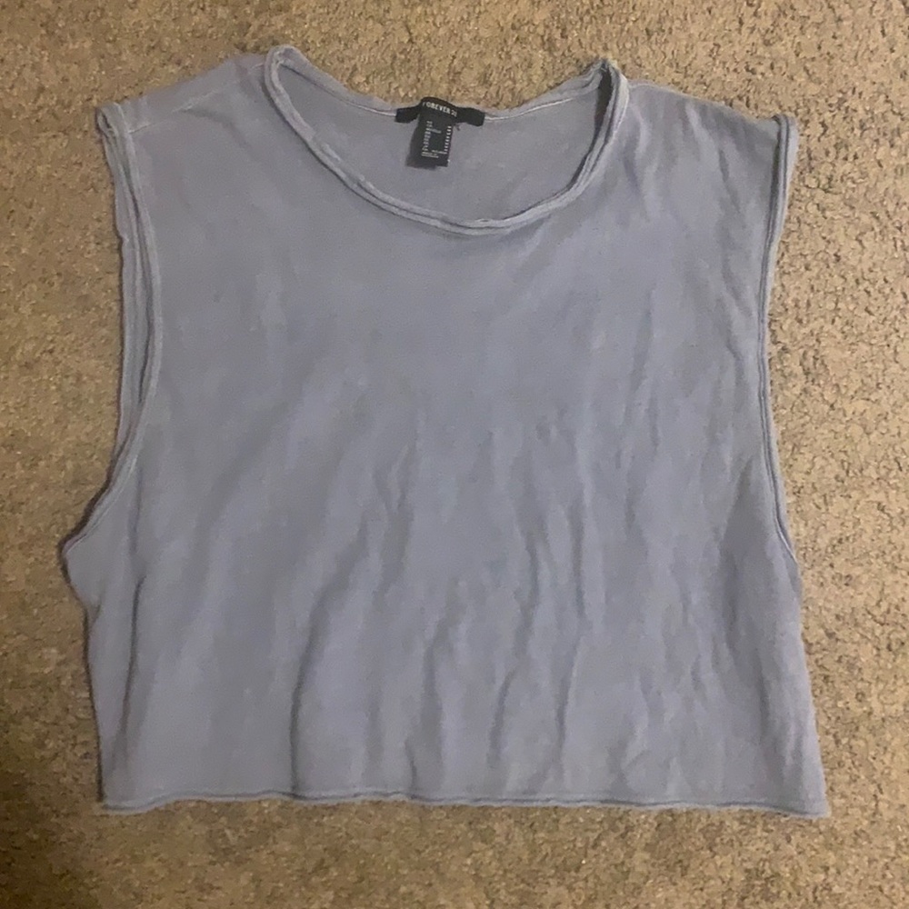 Forever 21 Blue muscle tank